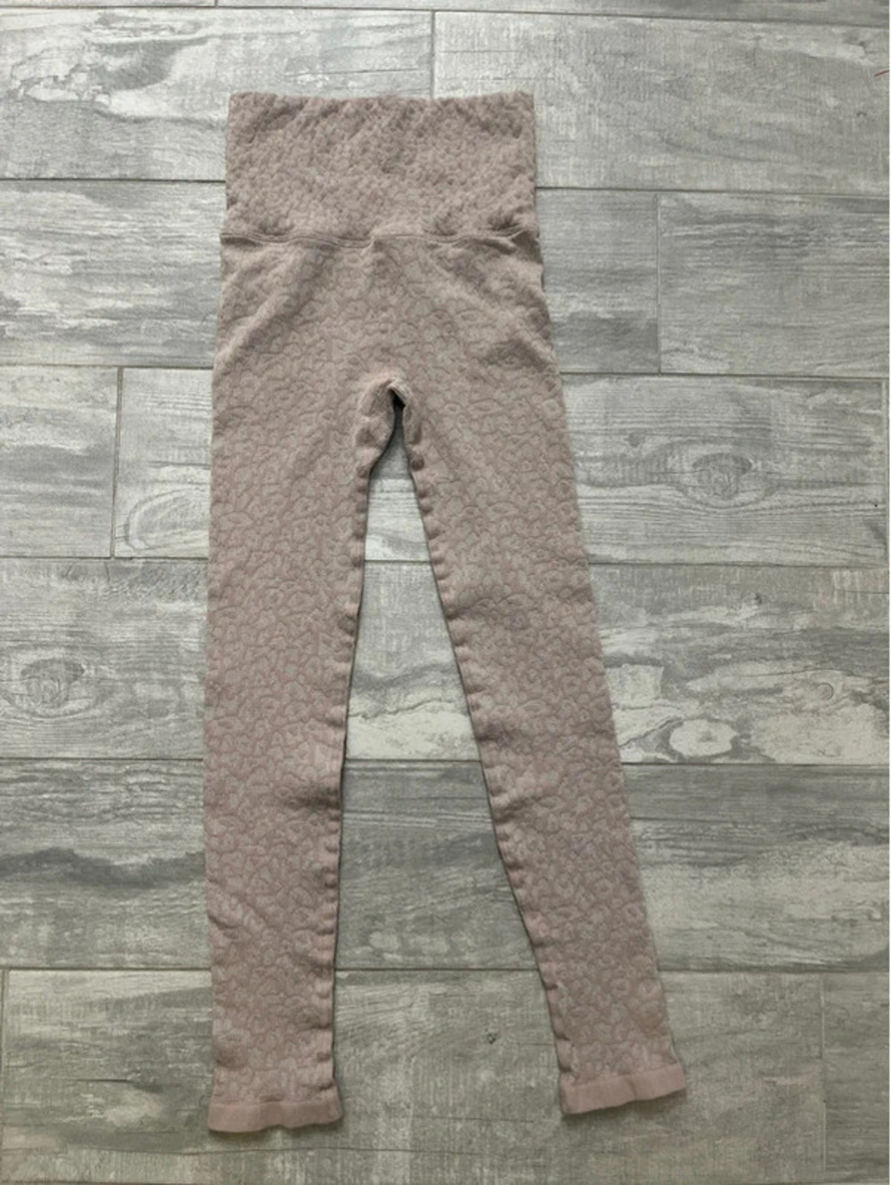 Free People Movement Pink Leopard Leggings